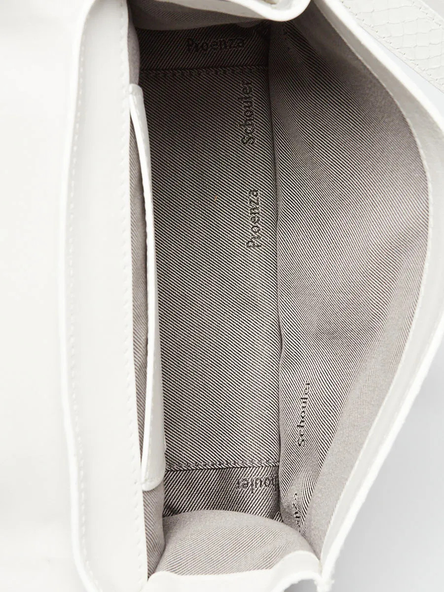 Proenza Schouler White Python Mini PS1 Crossbody … - image 9