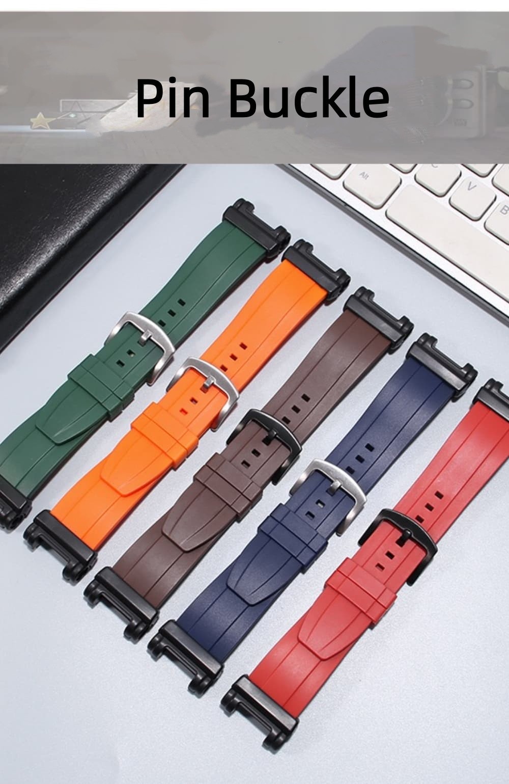 Premium Waterproof Silicone Strap For Casio G-SHOCK GPW-1000 Steel Buckle Band - Picture 4 of 20