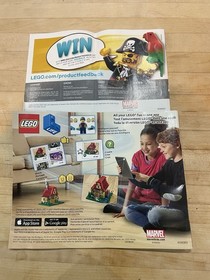 Lego Marvel Super Heroes 76080 Instructional Manuals Only Book 1 & 2 Replacement
