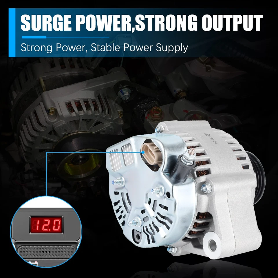 Genuine Alternator 80Amp For 1997-2001 Toyota Camry 1999-2001 Toyota Solara 2.2L Foto 4 de 4