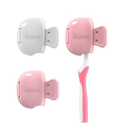 Toothbrush Head Cover Travel Case Protector Plastic Clip for Manual and