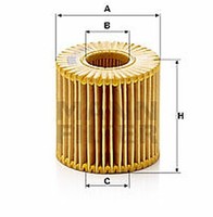 MANN-FILTER Hu 7019 Z ÖLfilter FüR , Geely, Lexus, Lotus, Subaru, Toyota