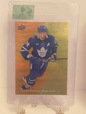 2023-24 Upper Deck Allure Color Flow Orange-Yellow Auston Matthews Toronto🏒🏒💥
