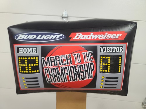 Inflatable Budweiser Bud Light Basketball scoreboard March Madness | eBay
