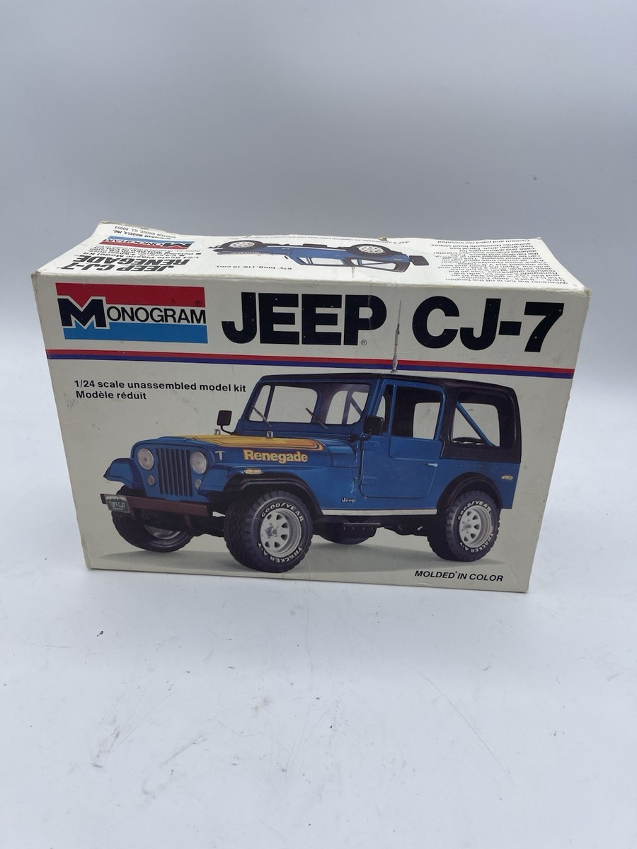 Monogram- 1977 Jeep CJ-7 Renegade Partially assembled Model Kit