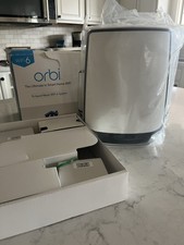 NETGEAR Orbi Satellite RBS850  RBR850 WiFi Router White 2 Included