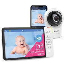 VTech 5" High Def 720p Display 1080p Smart Wi-Fi Video Baby Monitor RM5764HD