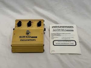 Rocktron Austin Gold Overdrive Pedal - Vintage - Made In USA - With Manual