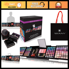 Ultimate All-in-One Makeup Set - Eyeshadows, Blush, Lip Gloss, Brushes - Holiday