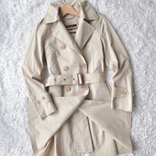 Margaret Howell Cotton Trench Coat Beige Size 1