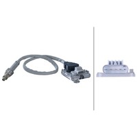 Nox-Sensor Nox-Katalysator 490 Mm Kabel 5-Polig Hella FüR U.A. Dacia Duster