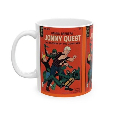 J. Quest Comics Hanna Ceramic Mug - Classic Adventure Show Coffee Cup  15oz