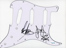 LOS LONELY BOYS SIGNED AUTOGRAPH STRAT GUITAR PICKGUARD ACOA GARZA BROTHERS 