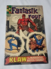 Fantastic Four #56 Stan Lee Jack Kirby 2nd Appearance of Klaw Silver Age 1966