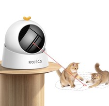 NEW ROJECO Auto Laser Cat Toy Random Motion Track, Magnetic 360  Base Fast