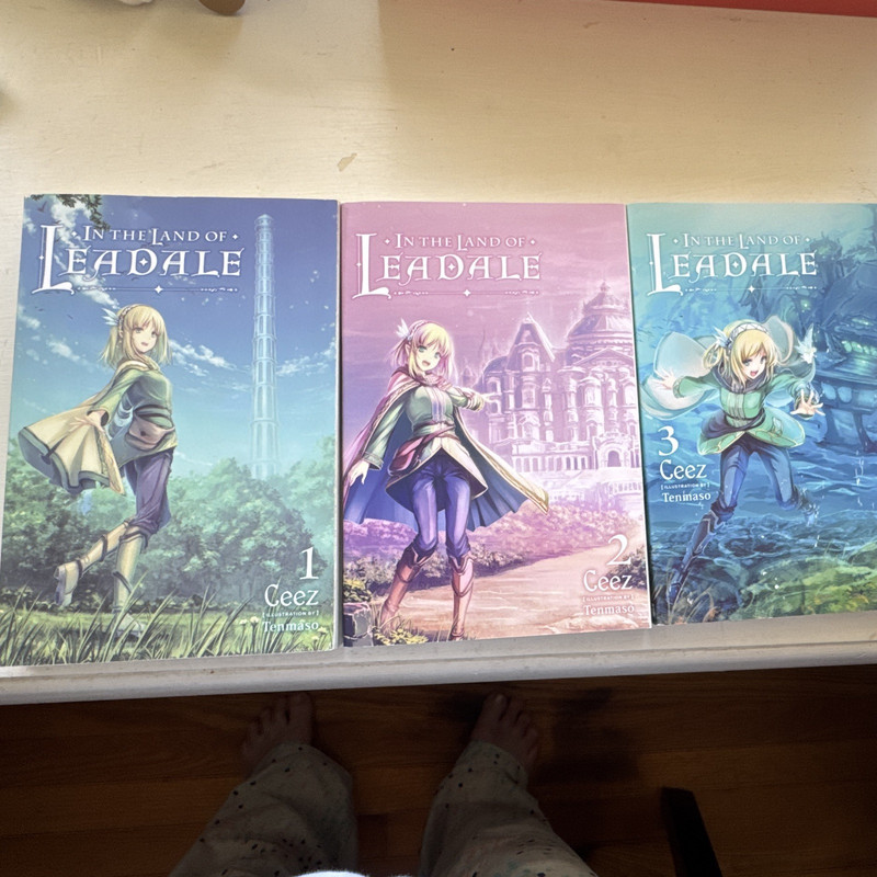 In the Land of Leadale Manga Volumes 1-3 Set by Ceez Cover Art Tenmaso