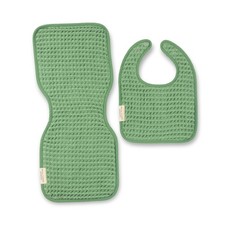 Baby Bibs and Burp Cloths Set   Reversible Drool Bibs and Soft Absorbent Newb...