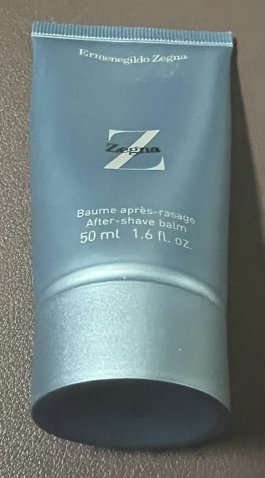 Bálsamo para después del afeitado Ermenegildo Zegna 50 ml / 1,6 fl oz - Tubo azul metálico - Nuevo Foto 4 de 4