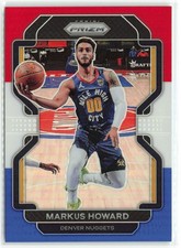 Markus Howard 2021-22 Panini Prizm Red White Blue Denver Nuggets #218
