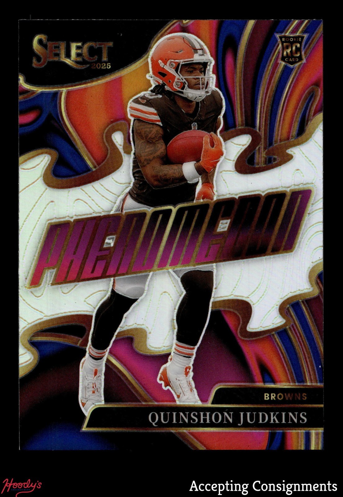 2025 Select Phenomenon Prizm Silver #6 Quinshon Judkins ROOKIE RC BROWNS