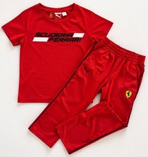 Puma Ferrari Kids Outfit Set Size 5 Red Shirt  Pants Bundle Size 6 Red