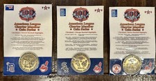 Cleveland Indians American League Charter Member 100 Years Coin Series Full Set