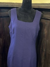 Vintage 90’s Y2K Purple Pencil Shift Dress Witchy Dark Fairy Sz 10 Whimsigoth