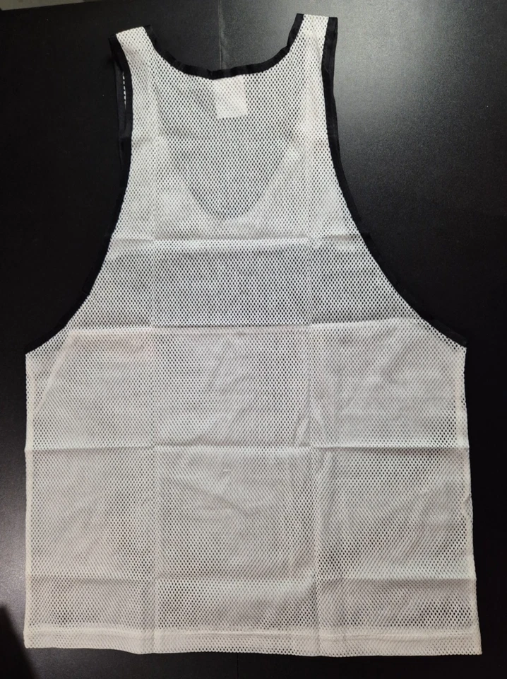 Vintage SUB 4 size M running gym track and field vest white mesh black trim - Image 2 of 4