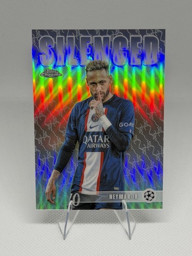 2025-26 Topps Chrome UCC #SHH-1 Neymar Jr. Silenced Refractor