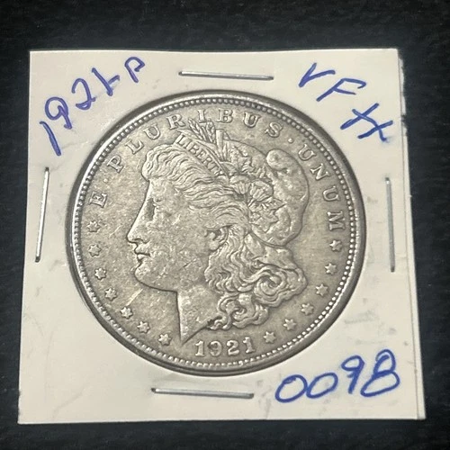 1921-P Morgan Silver Dollar VF ++
