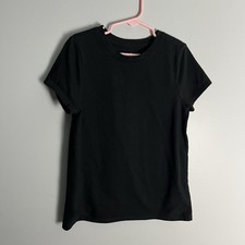 Cat Jack Girls Black Short Sleeve Casual T-Shirt Top Size M 8