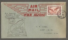 Canada first flight cover Sydney to Halifax July 31, 1935 [ [499