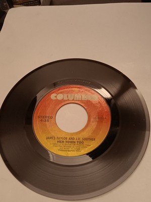 TAYLOR,JAMES 7''vinyl...HER TOWN TOO/BELIEVE IT OR NOT...COLUMBIA...VG+...'81