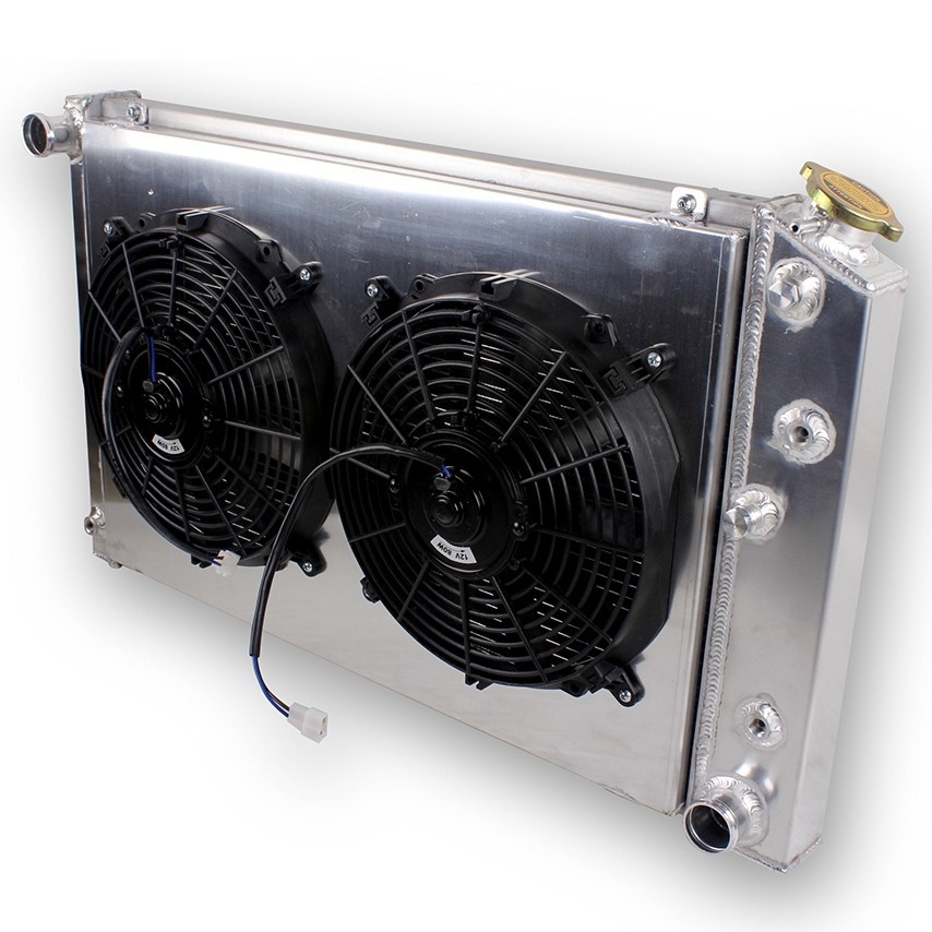 4 Row For Oldsmobile Cutlass/Pontiac Grand Prix 78-88 V8 G-Body Radiator+Fan 162
