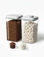 Dog Food Storage Container with 130ml Scoop   4L/4.2qt Airtight 4.2Qt 2