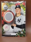 2025 Topps Holiday Aaron Judge PR-AJ Game Used Relic Card