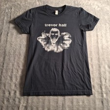 Trevor Hall Band T-Shirt Black White Graphic Folk Rock Tour Tee Medium 