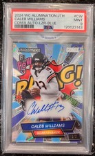 2024 CALEB WILLIAMS WILD CARD COMIX ROOKIE AUTO 1/2 PSA 9 POP 1. rookie card picture