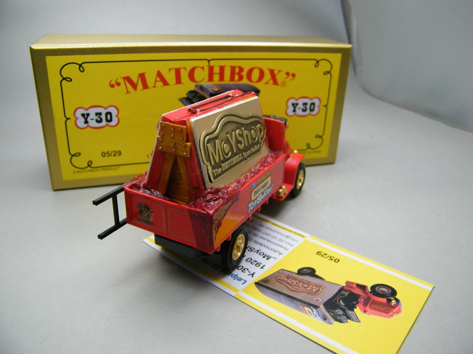 Matchbox MoY Code 2 Y30 Leipzig Treffen Feuerwehr mit Gold 1/5 goldene Box LAST - Bild 3 von 3