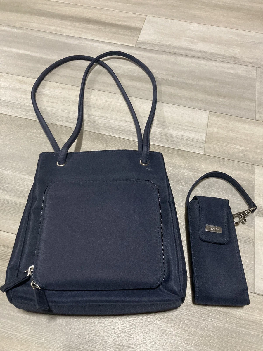 Croft Barrow Shoulder Bag with Phone Case Holder Navy