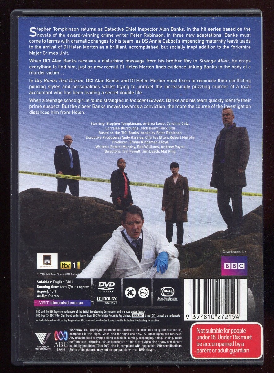 DCI Banks: Series (DVD, Discs) Region Australia