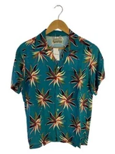 WACKOMARIA ALOHA Short Sleeve Shirts Rayon blue M Used