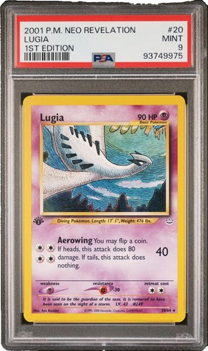 2001 POKEMON NEO REVELATION #20 LUGIA PSA 8 | eBay