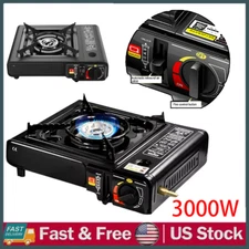 New Portable Butane Camping Stove-Camping & Tailgating and Outdoor Cooking 3000W