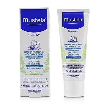 mustela soothing chest rub 40 ml