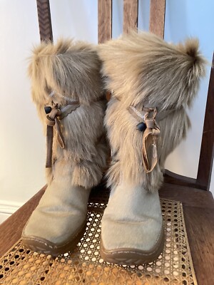 Oscar Sport Apres Native Fur snow boots Italy Sz Eu 38 us New Ski Warm 