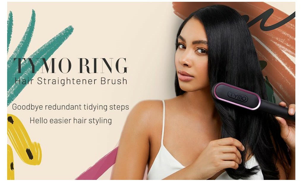 Hair straightener brush matte black | eBay display picture 1