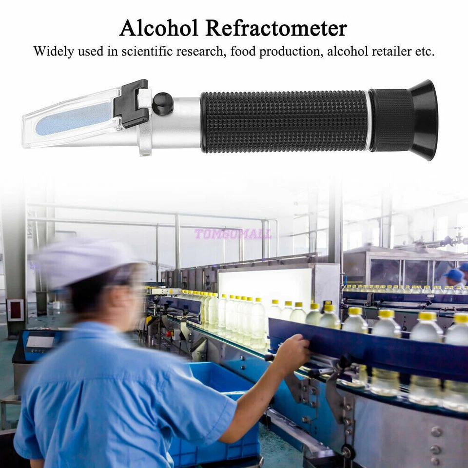 Alkohol 0-80% Refraktometer Alkoholmeter für Spirituose Destillierte Getränke de - Bild 3 von 4