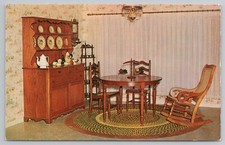 Hand-Made Furniture at Furniture Shop in Amana Iowa c1960s Postcard