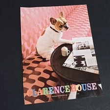 Print Ad 2022 Home Decor Dog Textiles Modern House Pink Wallpaper Collectable